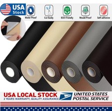 Self Adhesive Vinyl Faux Leather Fabric Repair Patch Kit for Car seat Sofas
