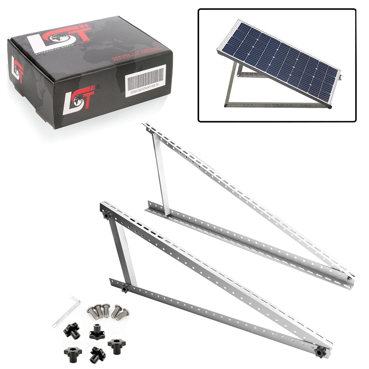 4X Solar Module Mounting Bracket Solar Stand Balcony Power Plant 720 Mm