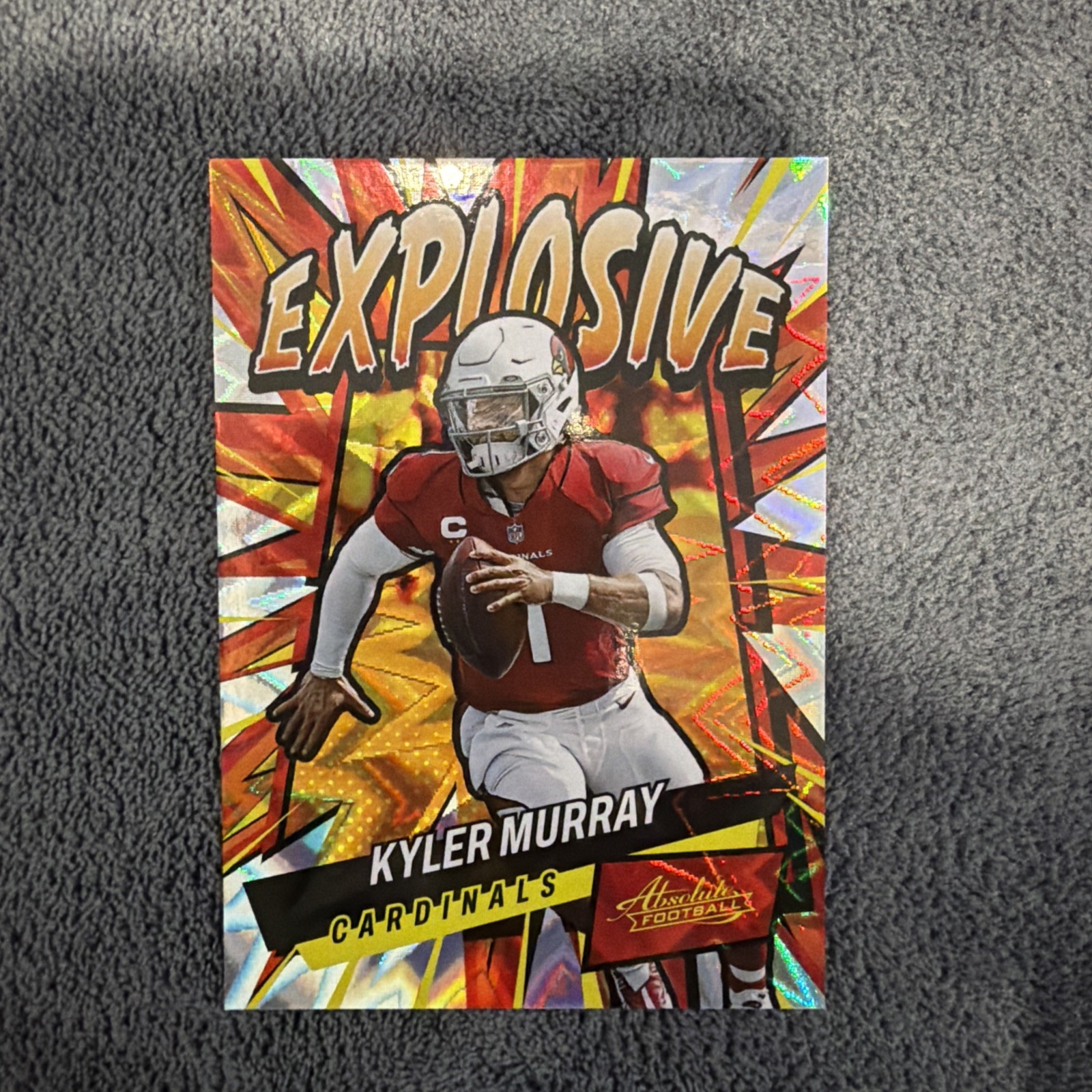 2022 Panini Absolute Kyler Murray Explosive CASE HIT SSP Cardinals Football #E7