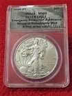 2020 (P)  American Silver Eagle ASE Dollar STRK AT PHIL ANACS MS 69 EPA  #T2872