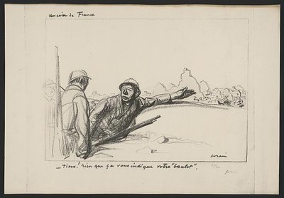 Photo:Un coin de France. Tiens! Rien que ca vous indique votre boulot