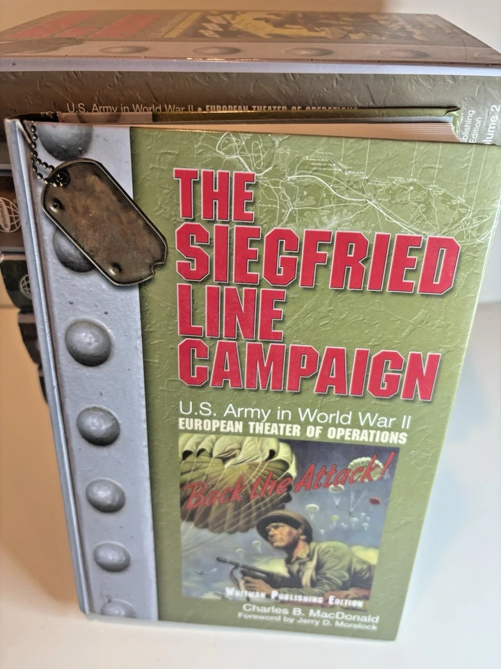 U.S. ARMY IN WORLD WAR II VOLUMES 1-8 COMPLETE WHITMAN PUBLISHING FOLD OUT MAPS - Imagem 4 de 4