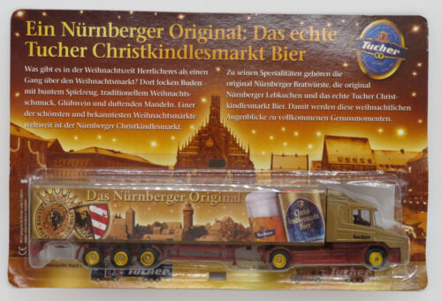 Grell Ho 1/87 Truck Trailer Scania 124L 400 Tucher Beer