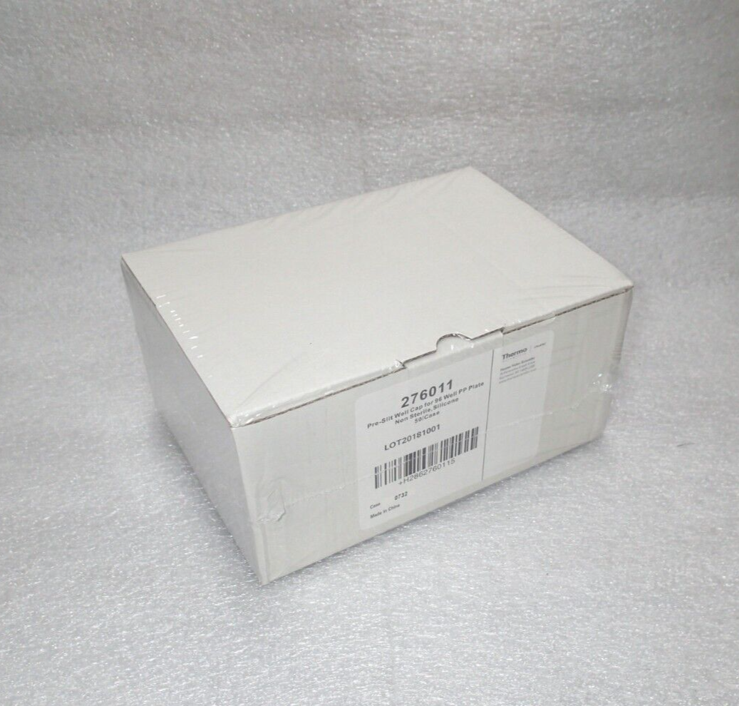 Thermo Scientific 276011 Nunc 96-Well Cap Mats Pre-Slit X50 NEW