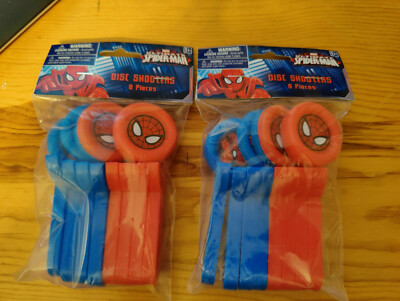 American Greetings Marvel Ultimate Spider-Man Disc Shooters 8 Pieces- 2 sets
