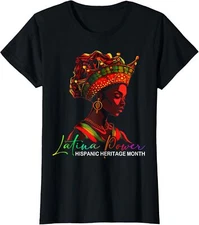 Latina Power National Hispanic Heritage Month Ladies' Crewneck T-Shirt