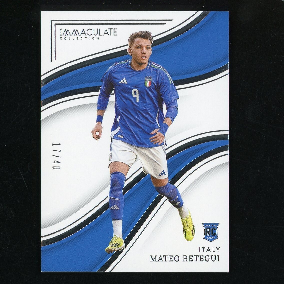 2023-24 Panini Immaculate Mateo Retegui RC Silver 17/40 Italy ZD1775 READ