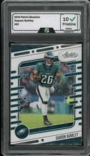 2024 Panini Absolute #85 Saquon Barkley GRADED 10 Gem Mint Eagles