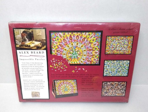 Alex Beard IMPOSSIBLE PUZZLE - Peacock - 560 Pieces Unique Shaped Pieces 2009 - Picture 2 of 3