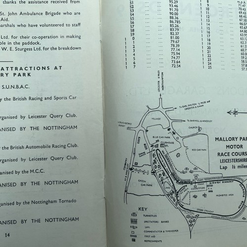 Mallory Park 10. Juni 1957 RACE MEETING Offizielles Programm - Formel 3 - Bild 5 von 5
