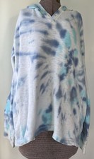 Calvin Klein Jeans Women's Drawstring Tie Dye Hoodie Size Large