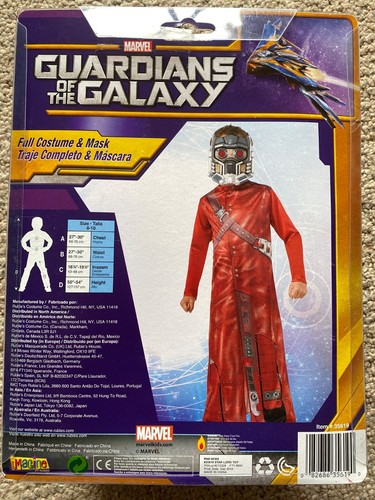 Guardians of the galaxy - Peter Quill - STARLORD - Kids costume size 8-10 w Mask - Picture 2 of 5