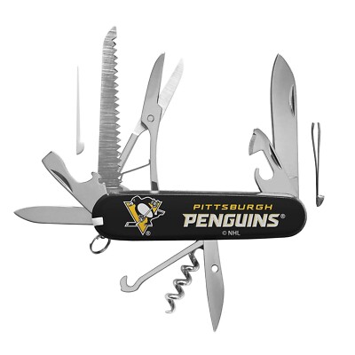 Pittsburgh Penguin 15 Piece Essential Pocket Multi-Tool NHL Licensed Merc SALE!
