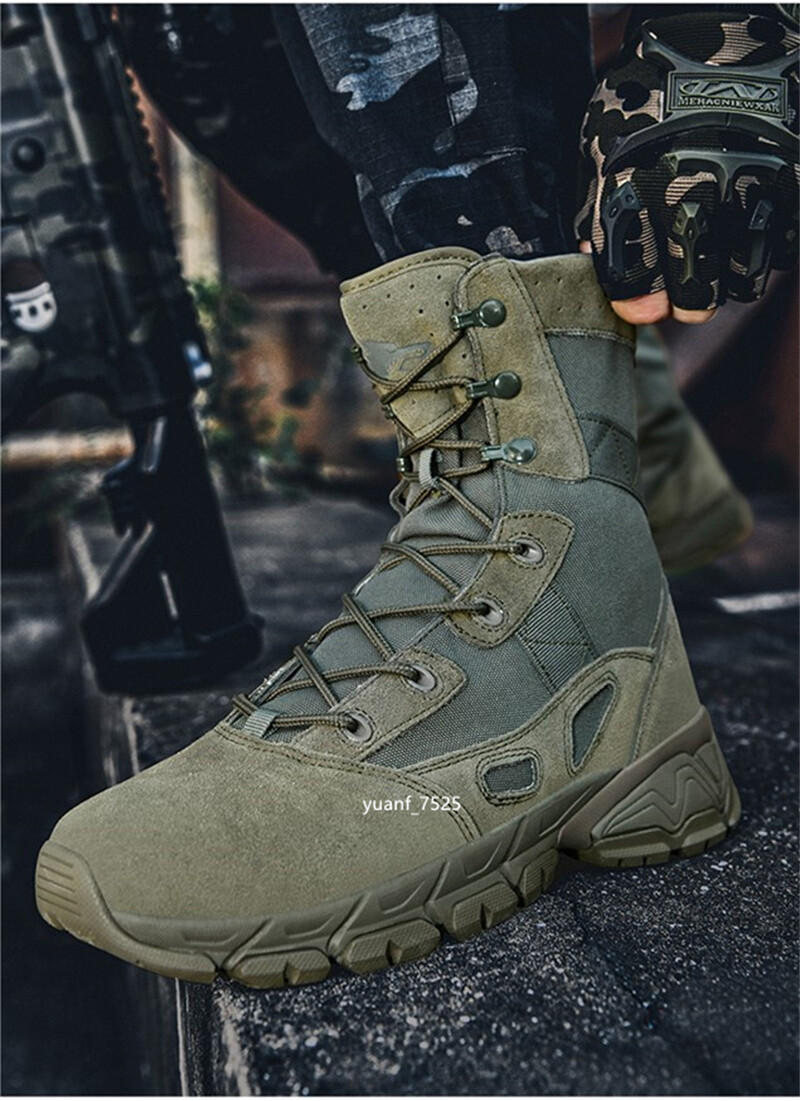 101INC Tactical Boots COMBAT RECON WOLF GREY | Army surplus MILITARY RANGE