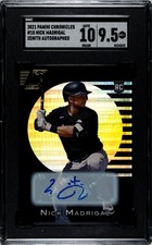 2021 Panini Chronicles Zenith #10 Nick Madrigal Autograph SGC 9.5 w/10 AUTO RC