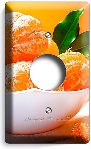 SWEET MANDARIN ORANGES LIGHT SWITCH OUTLET WALL PLATES KITCHEN DINING ROOM DECOR - Picture 18 of 34