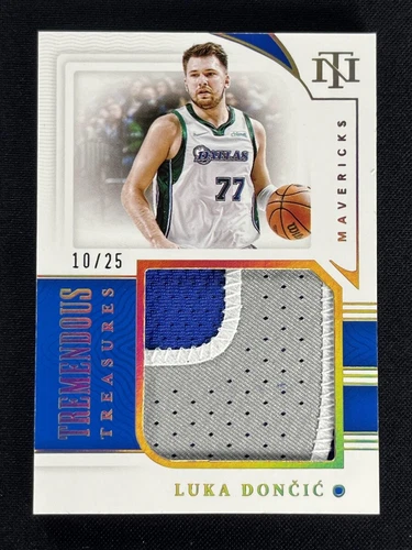 2021-22 Panini National Treasures Luka Doncic Tremendous GU Patch Jersey /25
