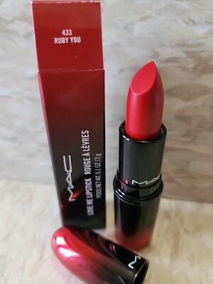 MAC  LOVE ME LIPSTICK, # 433 RUBY YOU, 0.1 OZ BOXED