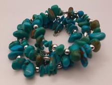 Turquoise Nugget Beads Bracelet