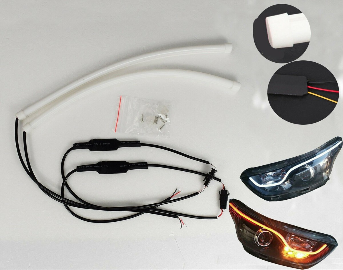 30cm DRL Switchback LED Light Strip Waterproof Flexible Turn