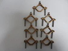 Lot of  (7)  Bronze Grounding Clamp - 1-1/4" to 2in Pipe