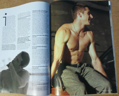 Out Magazine Male Models Men's Fashion Hunks Sport Stud Gymnast Graham Ackerman