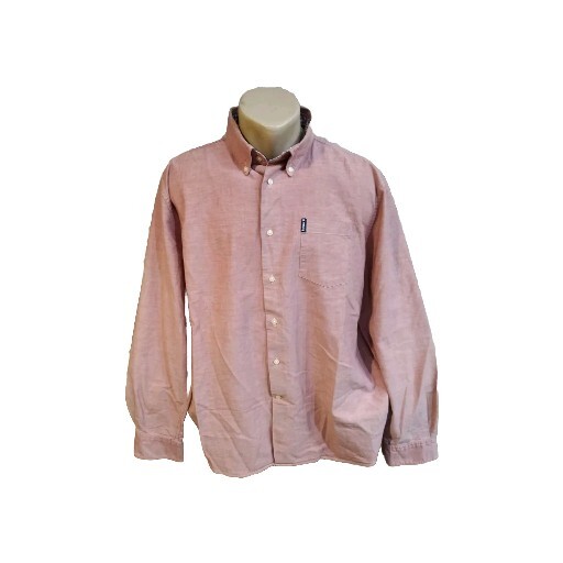 Barbour men's shirt size XL dirty pink color