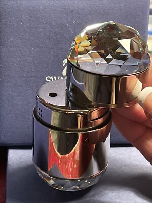 Swarovski Signed Crystal Polished Rhodium Cigarette Lighter | eBay