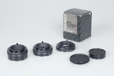 Contax AUTO Extension Tube Set for Contax/Yashica Mount