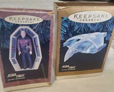 HALLMARK KEEPSAKE Ornament 1995 STAR TREK Captain Jean Luc Picard Romulan Warbir