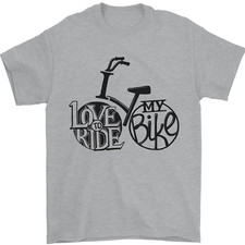 I Love to Ride My Bike Cycling Funny Mens T-Shirt 100% Cotton