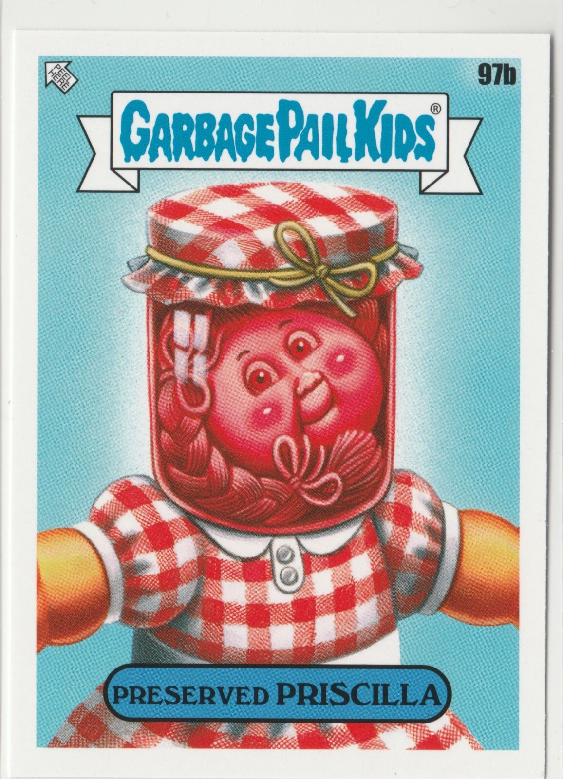 Preserved Priscilla #97b Garbage Pail Kids GPK 2021 Food Fight Trading Card