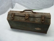 Caja de herramientas de metal de colección SK S-K 19" Sherman-Klove Chicago EE. UU.