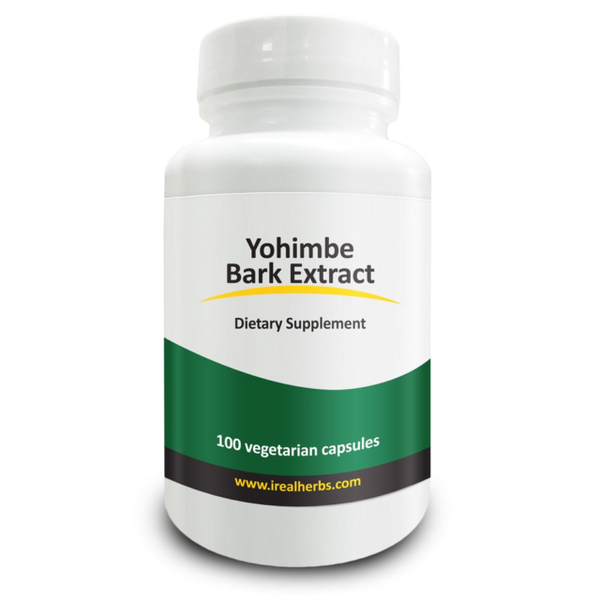 Yohimbe Bark Extract Standardized to 3 Yohimbine HCL 50 X 200 MG for