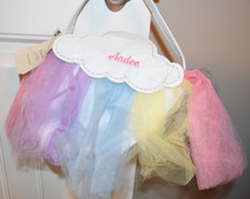 Pottery Barn Kids Light-Up Rainbow Tulle Trick-or-Treat Bag Halloween Andee