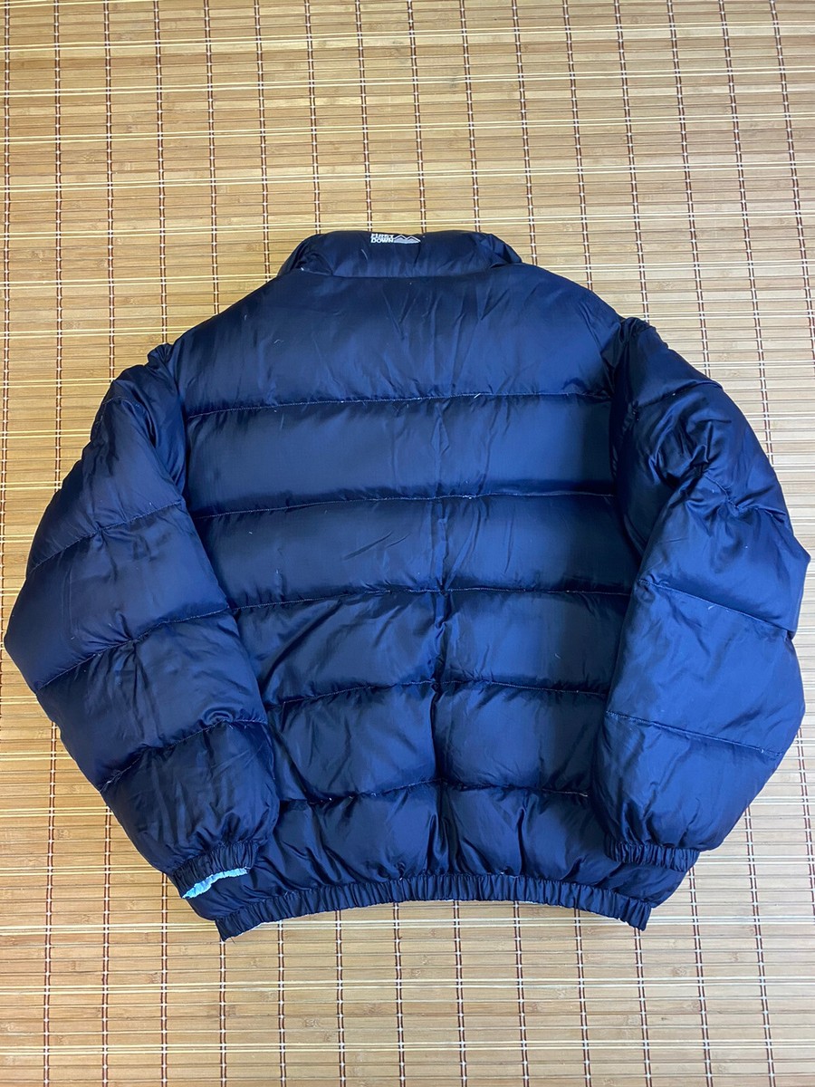 FIRST DOWN MENS XL OUTWEAR PROTECTION DOWN REVERSIBLE BLUE PUFFER