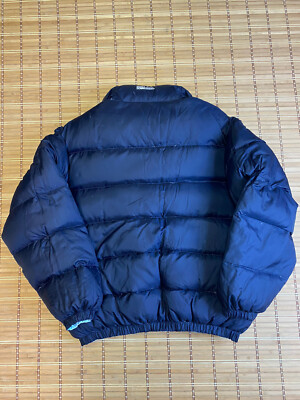 FIRST DOWN MENS XL OUTWEAR PROTECTION DOWN REVERSIBLE BLUE PUFFER