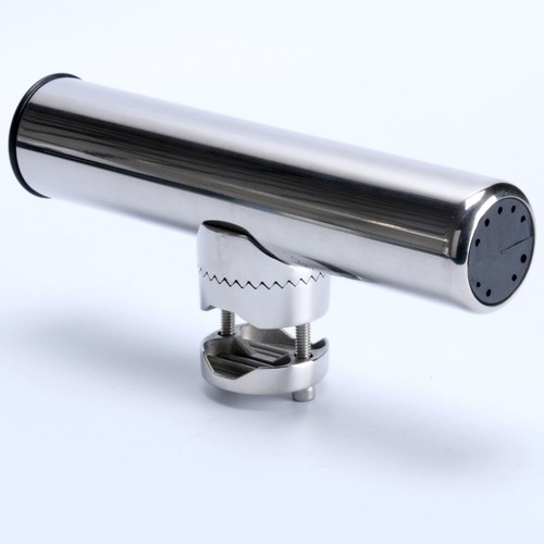 Stainless Steel Fishing Rod Holders Clamp On Rails Mounting 22mm to 26mm Boat - Picture 9 of 11