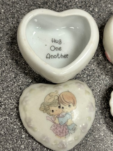 Set of 2 Precious Moments Trinket Box - Vintage - Picture 9 of 11