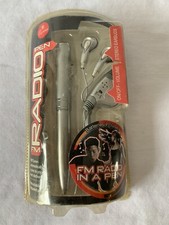 Radio Pen  Stereo Earbuds Headphones Vintage Music