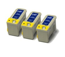 Badger Inks x3 Black Compatible Ink Cartridges to replace Epson T007