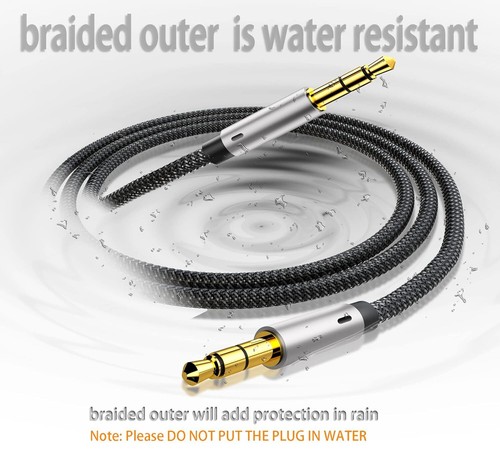 3FT - 6FT AUX 3.5mm Cable Male to Male Car Audio Cord For Headphones/Car/Speaker - Picture 4 of 7