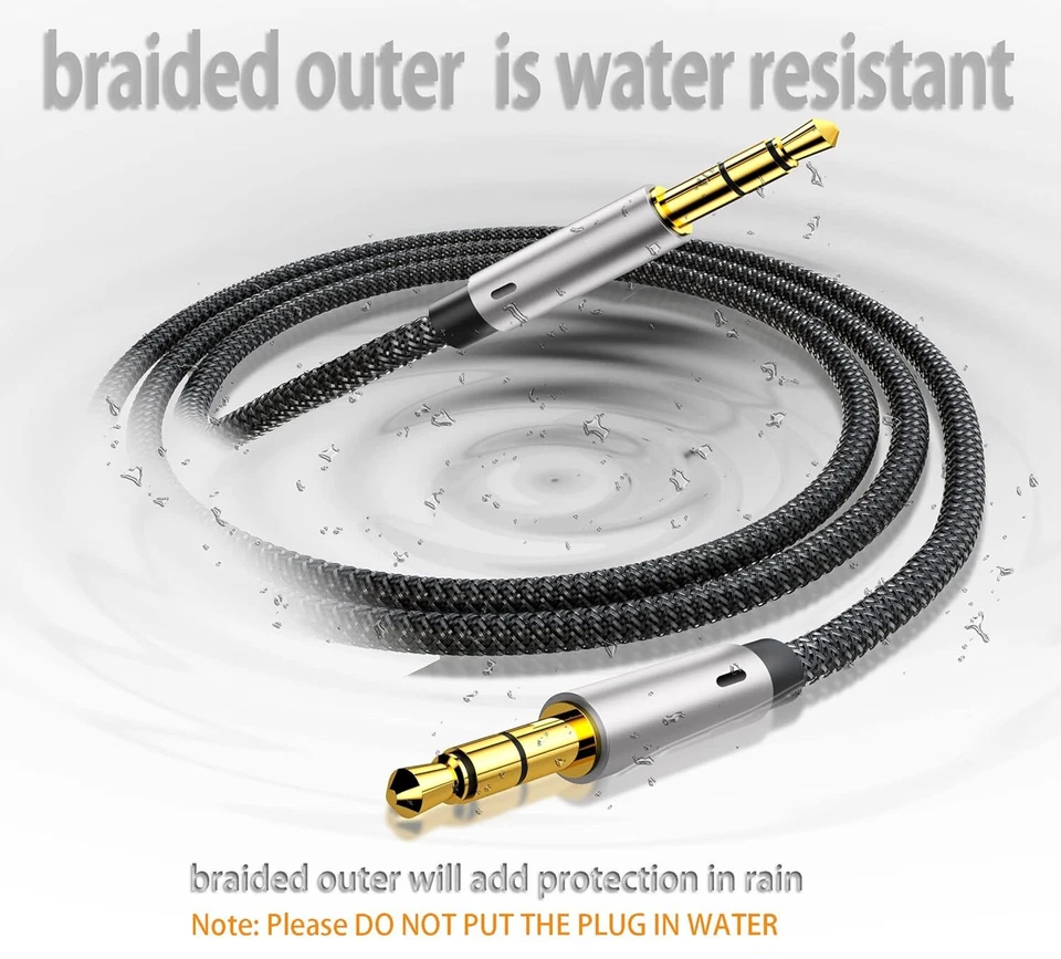 3FT - 6FT AUX 3.5mm Cable Male to Male Car Audio Cord For Headphones/Car/Speaker - Image 4 of 4