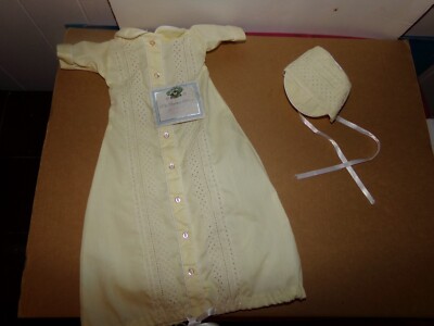 XAVIER ROBERTS CABBAGE skulpturiertes Puppenoutfit mit Namensschild Vintage FRÜHCHEN Jungen