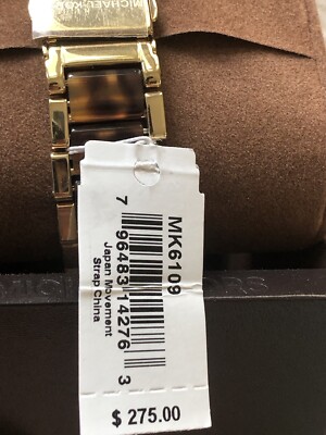 ON SALE New Michael Kors Parker Gold Tortoise Mk6109 Watch | eBay