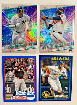 2024 Topps Update BLUE PARALLEL RETAIL Only and STARS of MLB CHROME YOU PICK