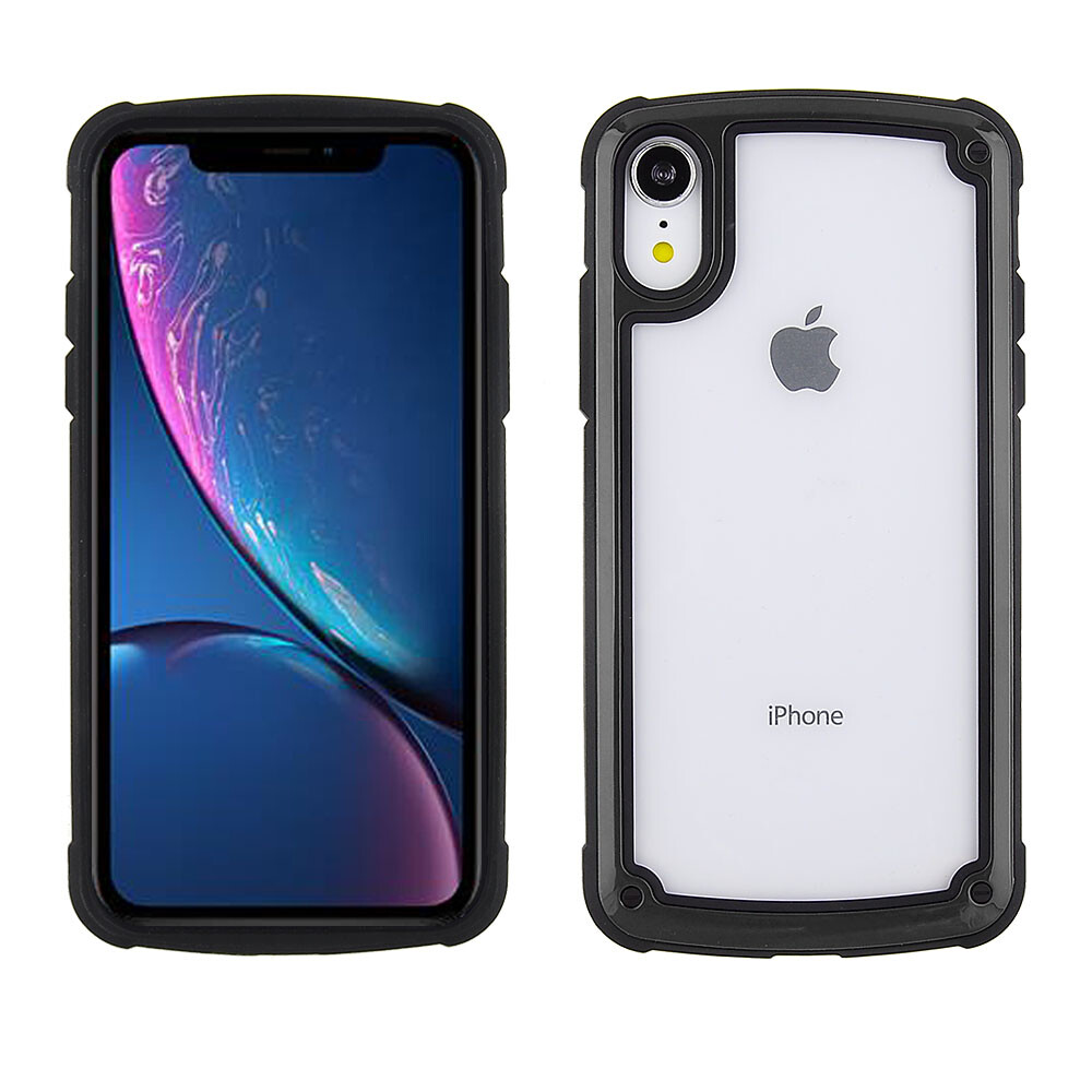 For Apple iPhone XR ShockProof Crystal Clear Impact Armor Cover Case