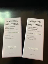 2x Provence Beauty Immortal Night Milk Youth Restore Facial Serum ~ Travel SIze