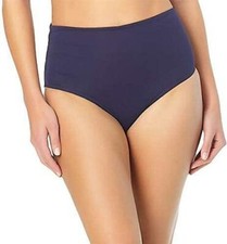 Anne Cole 277321 Women Convertible Shirred Bottoms Navy LG