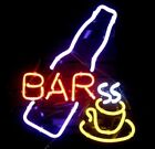 24"x20" Neon Sign Bar Beer Bottle Store Light Lamp Tube Workshop Pub Collection